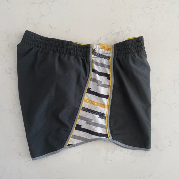 Nike Livestrong Dri-Fit Athletic Running Shorts Grey Yellow Black White Sz M - Picture 2 of 11